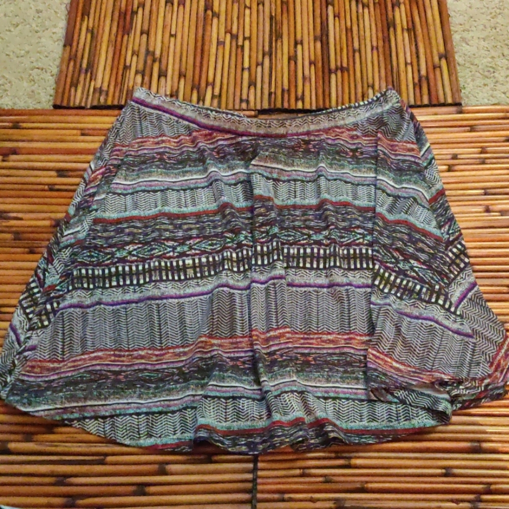 Mossimo Tribal Skirt Large